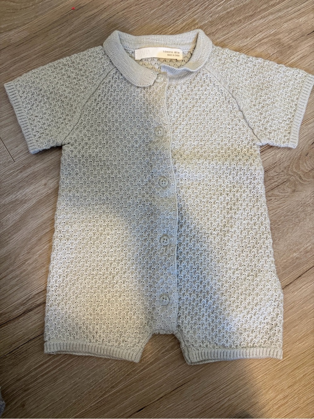 Zara Knitted Romper 1-3m (62cm)